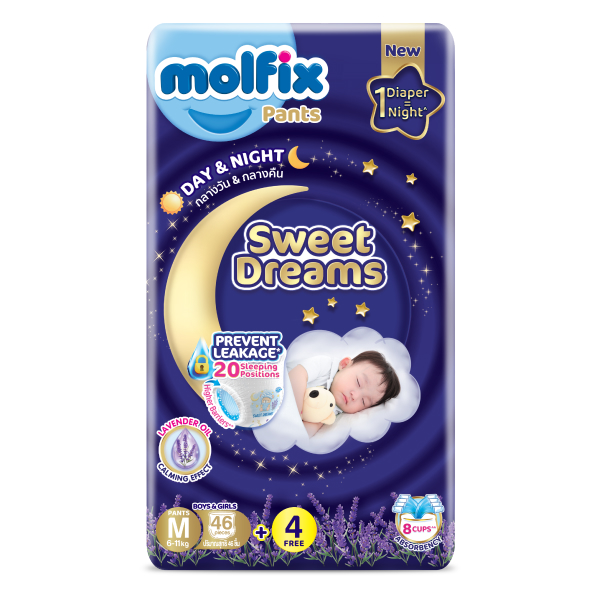 Tã quần Molfix Sweet Dreams size M
